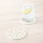 Dessous De Verre En Grès Mer marine (Côté)