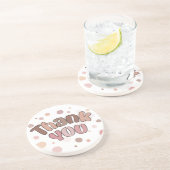 Dessous De Verre En Grès Merci (Côté)