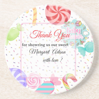 Dessous De Verre En Grès merci baby shower