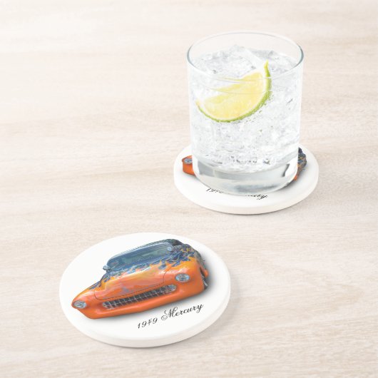 DESSOUS DE VERRE EN GRÈS MERCURE DE 1949 (Côté)