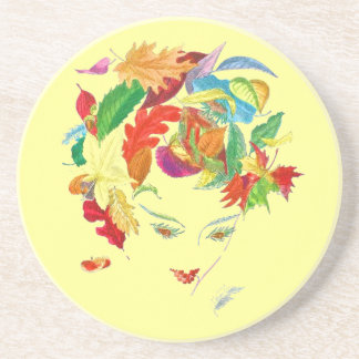 Dessous De Verre En Grès Mère Nature Vintage