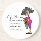 Dessous De Verre En Grès Mères des adolescents (Devant)