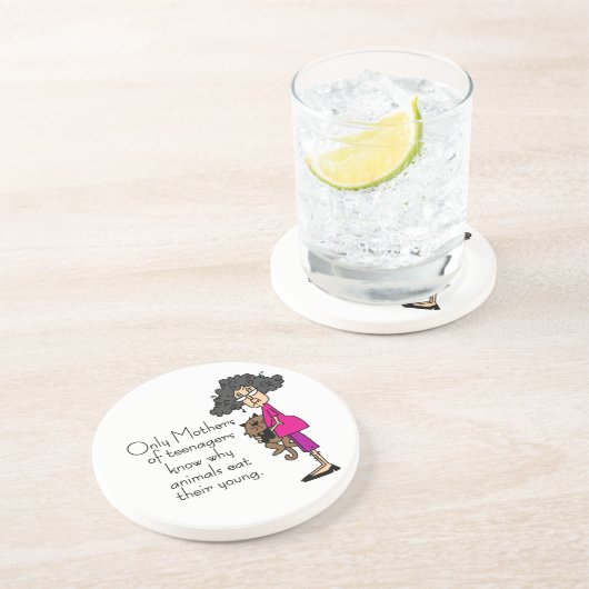 Dessous De Verre En Grès Mères des adolescents (Côté)