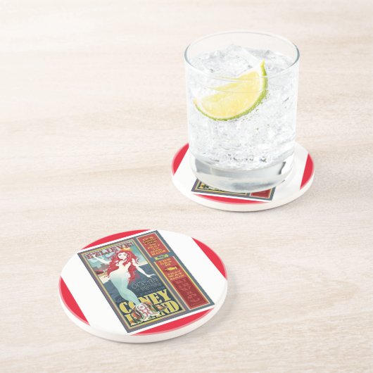 Dessous De Verre En Grès mermaid (Côté)