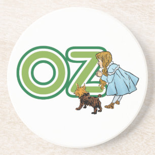 Dessous De Verre En Grès Merveilleux Magicien d'Oz Dorothy Toto avec GRANDE