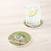 Dessous De Verre En Grès Mésange à crête noire (Côté)