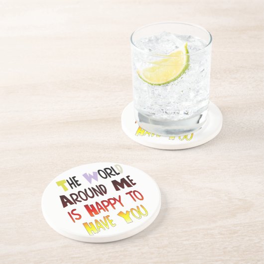 Dessous De Verre En Grès Message d'accueil puissant : un devis motivant (Côté)