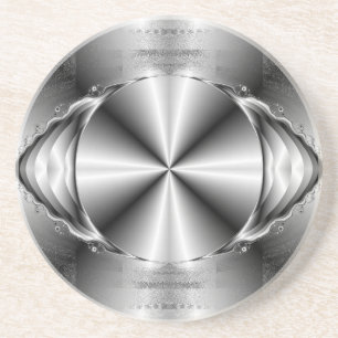 Dessous De Verre En Grès Métallique