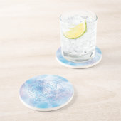 Dessous De Verre En Grès Métatron – Géométrie sacrée (Côté)