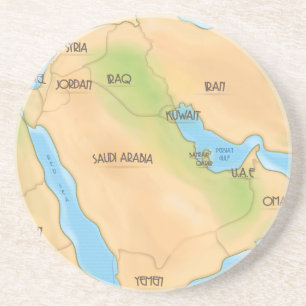 Dessous De Verre En Grès Middle East