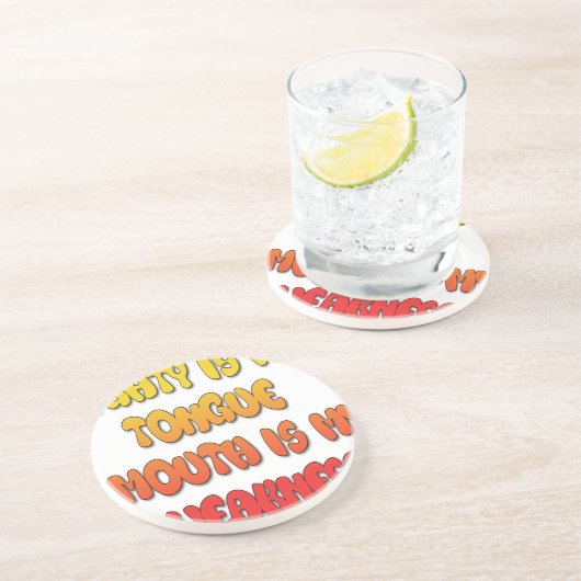 Dessous De Verre En Grès Mighty Tongue (Côté)