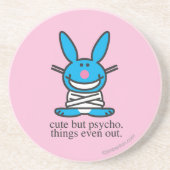 Dessous De Verre En Grès Mignon mais psychopathe (Devant)