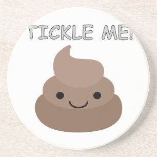 Dessous De Verre En Grès Mignonne Tickme Poop Emoji