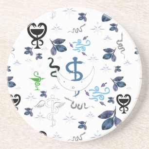 Dessous De Verre En Grès Mikitiez serpent serpent magie sorcière