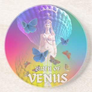 Dessous De Verre En Grès Mikitiez venus océan butterfies amour olympus