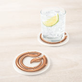 Dessous De Verre En Grès Minimalist Abstract Letter G (Côté)