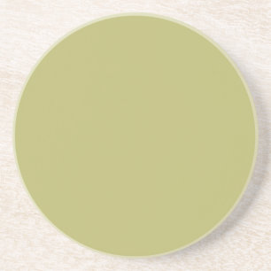 Dessous De Verre En Grès Minimaliste Professionnel Moderne Solide Olive Gre