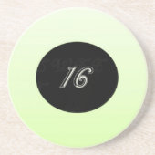 Dessous De Verre En Grès Mint Green (Devant)