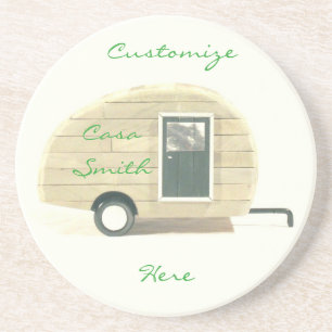 Dessous De Verre En Grès Minuscule remorque de voyage en lacets Thunder_Cov