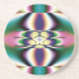 Dessous De Verre En Grès Miroirs Arc-en-ciel