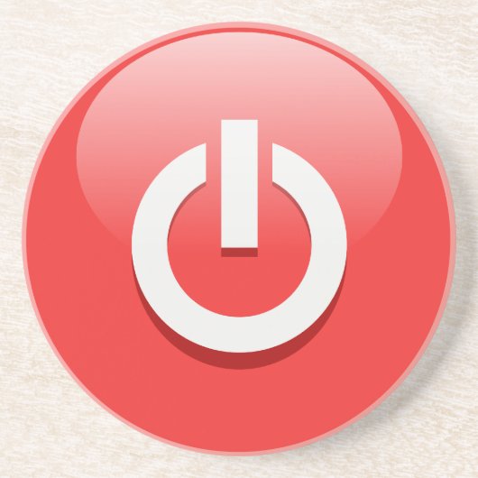 Dessous De Verre En Grès Mise hors tension (Devant)