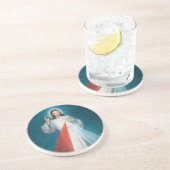 Dessous De Verre En Grès miséricorde divine (Côté)