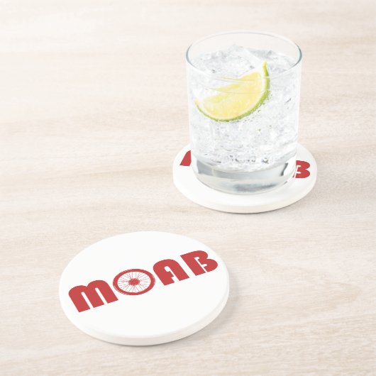 Dessous De Verre En Grès Moab (Roue à vélo) (Côté)