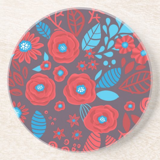 Dessous De Verre En Grès Modèle de Doodle (Devant)