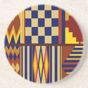 Dessous De Verre En Grès Modèle de tapis de prière Kilim