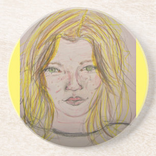 Dessous De Verre En Grès Modèle fille