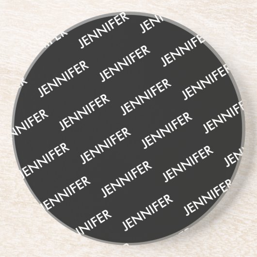 Dessous De Verre En Grès Moderne Extravagant Vous L'Appelez Personnalisé No (Devant)