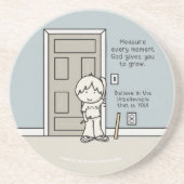 Dessous De Verre En Grès Moments mesurables (Devant)