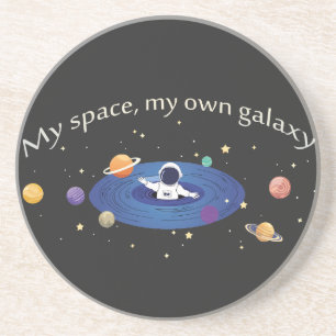 Dessous De Verre En Grès Mon espace, ma propre galaxie