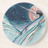 Dessous De Verre En Grès Mon futur chez soi dans l'espace (Devant)