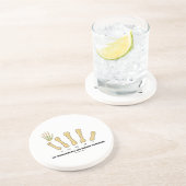 Dessous De Verre En Grès Mon Metacarpals sont en effet numérotés (Côté)