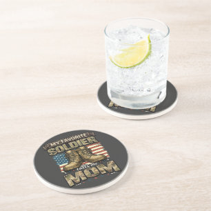 Dessous De Verre En Grès Mon soldat préféré m'appelle maman
