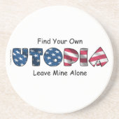 Dessous De Verre En Grès Mon utopie (Devant)