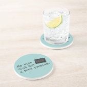 Dessous De Verre En Grès Mon Wine Club a un problème de livre (Côté)