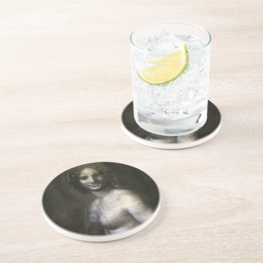 Dessous De Verre En Grès Mona Lisa de Vinci (Côté)