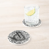 Dessous De Verre En Grès Monarchie C (Côté)