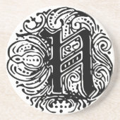 Dessous De Verre En Grès Monarchie "N" (Devant)