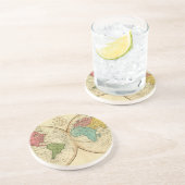 Dessous De Verre En Grès Monde 3 (Côté)