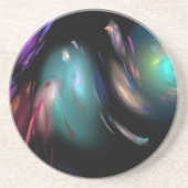 Dessous De Verre En Grès Mondes en collision (Devant)