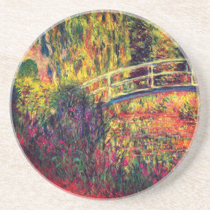 Dessous De Verre En Grès Monet Water Lily Pond et Water Irises