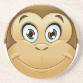 Dessous De Verre En Grès monkey emoji (Devant)