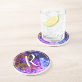 Dessous De Verre En Grès Monogramme mondial Imaginaire (Côté)