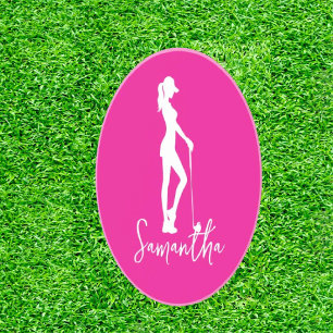 Dessous De Verre En Grès Monogramme rose