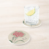 Dessous De Verre En Grès Monogramme vintage (Côté)