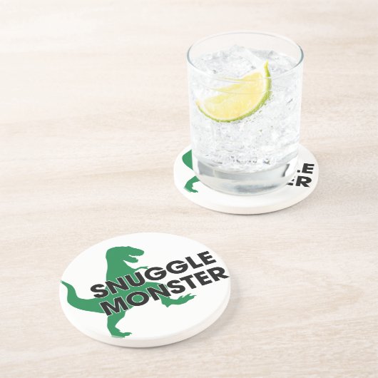 Dessous De Verre En Grès Monstre de câlin (Côté)