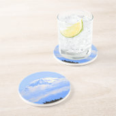 Dessous De Verre En Grès Mont Ranier (Côté)